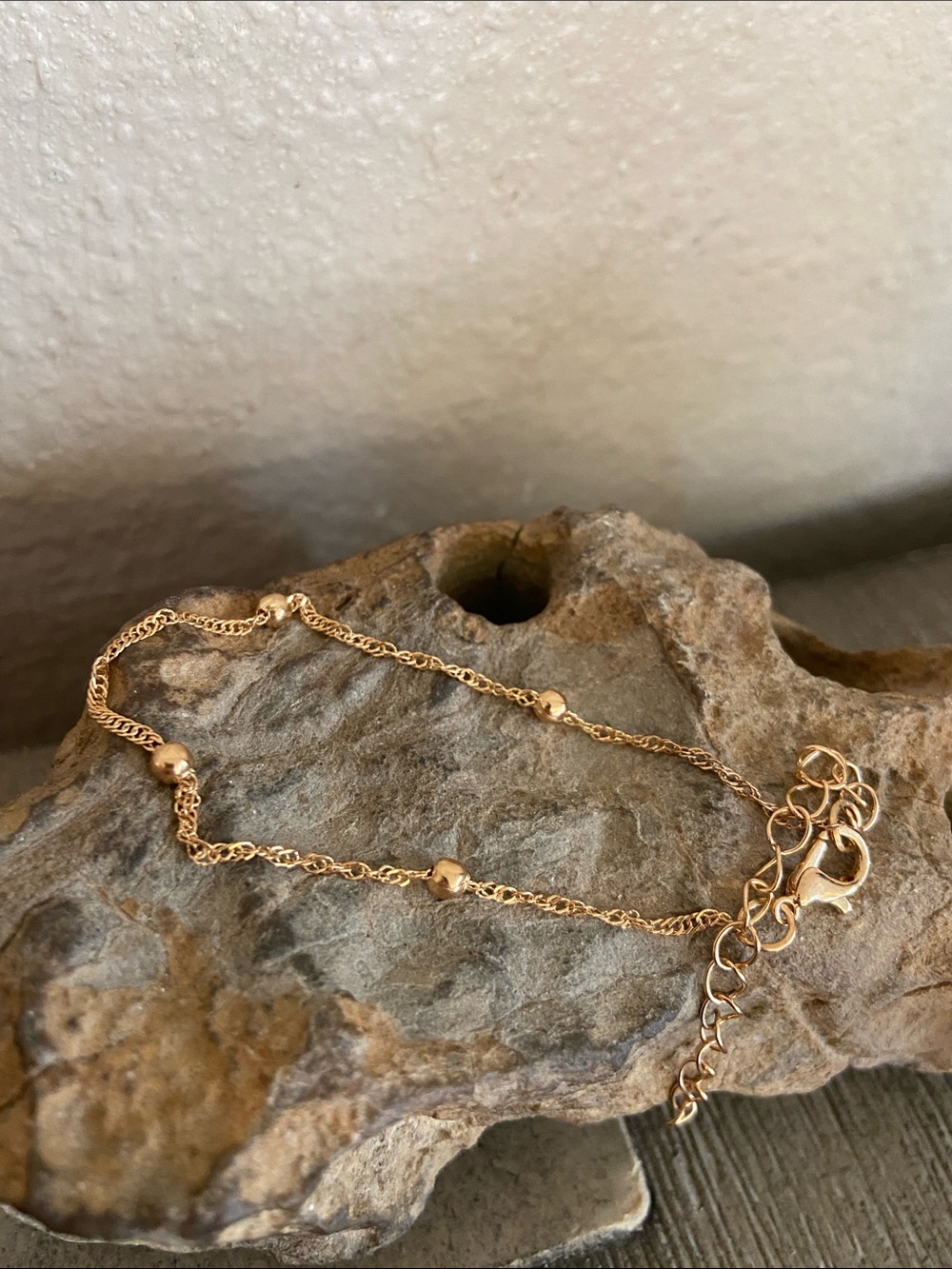 5/$10❤️❤️❤️New Gold Tine Zinc Alloy Delicate Chain Bracelet